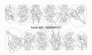 Слайдер-дизайн Fonix Нейлкруст 420 Квіти fonix_420 фото