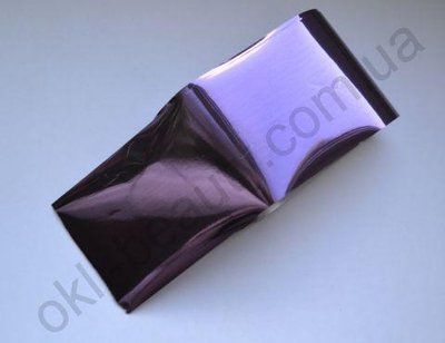 Фольга для дизайну нігтів, литва (перекладна). Колір: світло-фіолетова (Розмір: 4 см на 1 метр) foil_57 фото