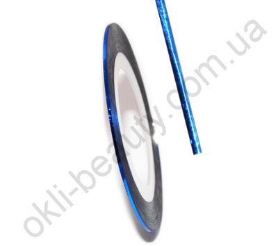 Декоративна самоклеюча стрічка (0,8 мм) №9 Колір: синій len_09 фото