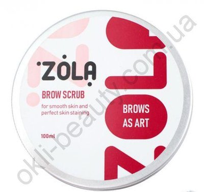Скраб для брів Zola Brow Scrub, 100 мл zola_02 фото