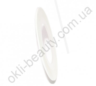 Декоративна самоклеюча стрічка (0,8 мм) №12 Колір: білий матовий len_12 фото