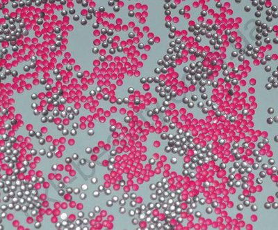 Прикраса для нігтів - кружечки (50 штук в пакетику) Колір: рожевий zak_07 фото
