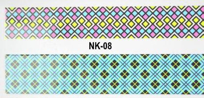 3D-наклейки на клейовій основі для дизайну нігтів, NK-08 nakl_cv_12 фото
