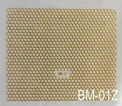 Наклейка для дизайну нігтів на клейовій основі "Золото" BM — 01Z bm_01 фото