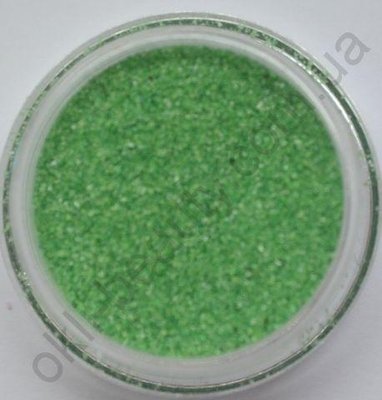 Оксамитовий пісок світло-зелений (БП-30), 5 грам bp_18 фото